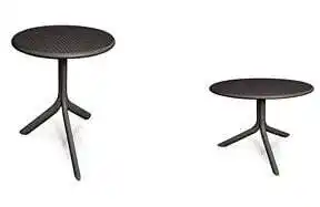 Bricomarché Table ronde anthracite offre