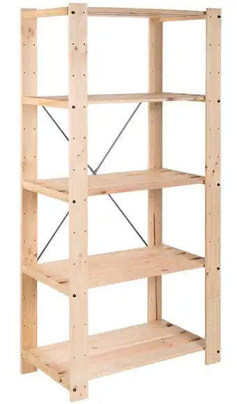 Bricomarché Kit à lattes evolution 5 - pin massif - 76,7x43x175cm offre