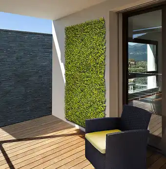 Bricomarché Panneau décoratif synthétique - forest vert - 1x1m offre
