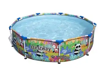 Bricomarché Piscine tubulaire steel pro - ronde - d274x66cm offre