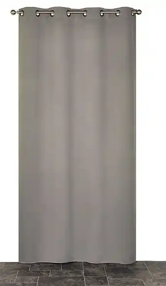Bricomarché Rideau isolant thermique - gris - 140x240 offre