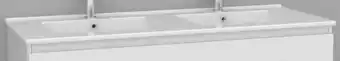 Vasque céramique blanche 120x46cm
