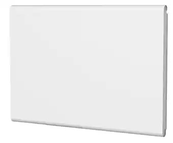 Bricomarché Radiateur électrique fixe à inertie sèche fonte+film 1000w bestherm nemesis horizontal blanc offre