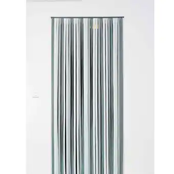 Bricorama Rideau de porte 90x200cm coloris gris offre