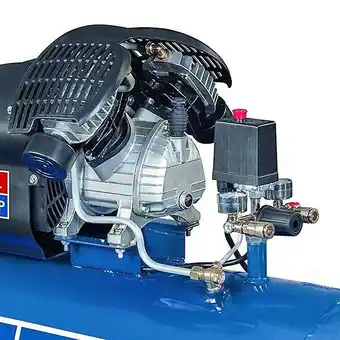 Bricorama Compresseur 100l à deux cylindres 2200w scheppach hc100dc offre