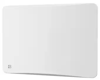 Bricorama Radiateur électrique fixe à inertie sèche fonte + film + plug & play 1000w bestherm almea horizontal blanc offre