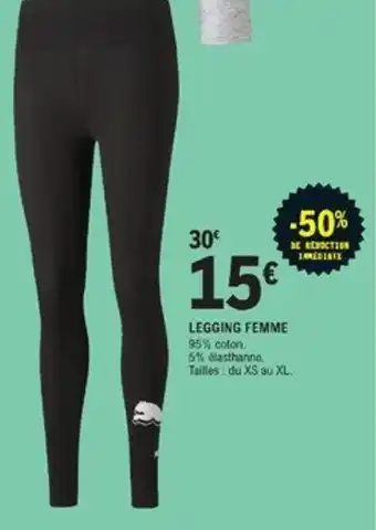 E.Leclerc Sport Legging Femme offre