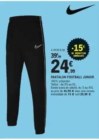 Pantalon Football Junior
