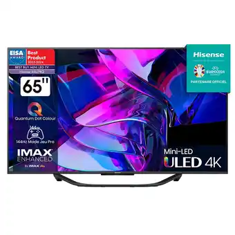 E.Leclerc Tv mini led hisense 65u7kq offre