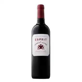 E.Leclerc Esprit de grand-puy ducasse, 2019 - pauillac aop - rouge - 75 cl offre