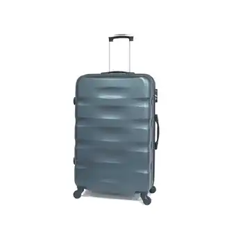 E.Leclerc Celims - valise grand format 73cm -abs ultra légère et résistante - valise grande taille marque française - vert foncée offre