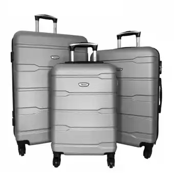 E.Leclerc Lot 3 valises rigides dont 1 valise cabine truck abs abs offre