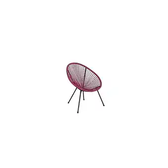 E.Leclerc Fauteuil de jardin acapulco rose offre