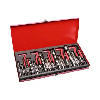 E.Leclerc Kit de reparation des filetages m5 - m6 - m8 - m10 - m12 type helicoil 130 pcs offre