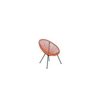 E.Leclerc Fauteuil de jardin acapulco orange offre