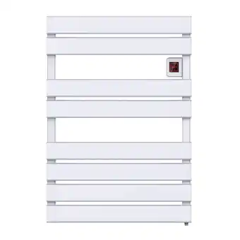 E.Leclerc Sèche serviette électrique cameron blanc aluminium 500w offre