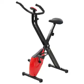 E.Leclerc Vidaxl vélo d'appartement magnétique et mesure du pouls noir et rouge offre