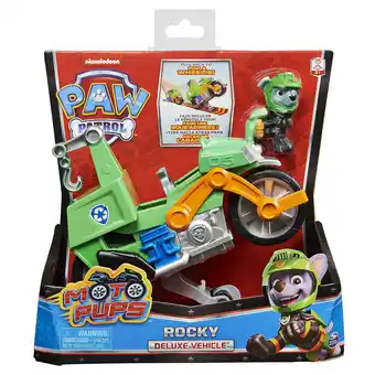 E.Leclerc Vehicule + figurine rocky moto pups paw patrol (solid) - la pat' patrouille offre