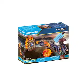 E.Leclerc Playmobil 71189 pirate et canon de feu - les pirates - histoire & imaginaire offre
