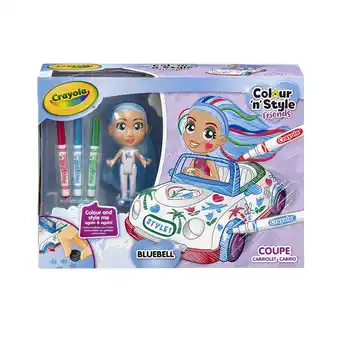 Poupées colour n style friends color cars - crayola
