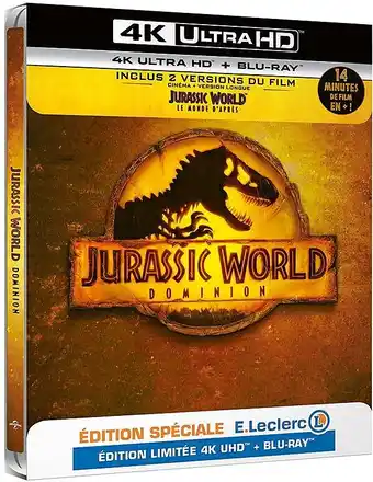 E.Leclerc Jurassic world : le monde d'après - édition spéciale e. leclerc offre