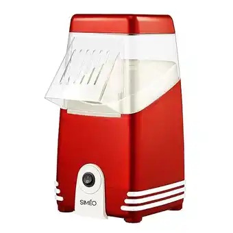 Appareil à pop-corn 1200w blanc/rouge - fmp350 - simeo