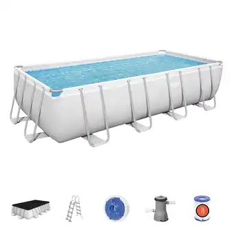 E.Leclerc Piscine hors sol power steel 488 x 244 x 122 cm offre