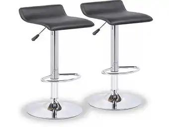 E.Leclerc Lot de 2 tabourets de bar cosmo - noir offre