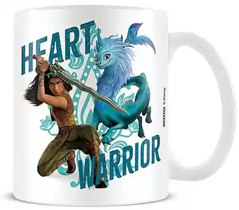 Disney - mug heart warrior, raya et le dernier dragon
