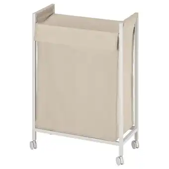 IKEA Enhet sac à linge sur roulettes, blanc, 80 l offre