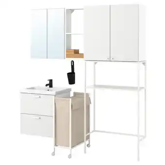 IKEA Enhet buanderie, blanc, 180x43x204 cm offre