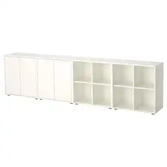 IKEA Eket combinaison rangement avec pieds, blanc, 280x35x72 cm offre