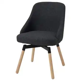 IKEA Janolof chaise de salle à manger pivotante, gunnared gris foncé offre