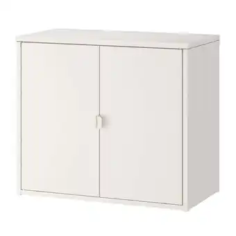 IKEA Bror rangement 2 portes, blanc, 76x40x66 cm offre