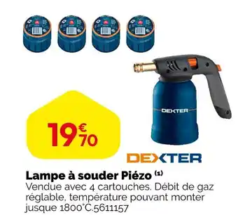 Weldom Dexter lampe à souder piézo (1) offre