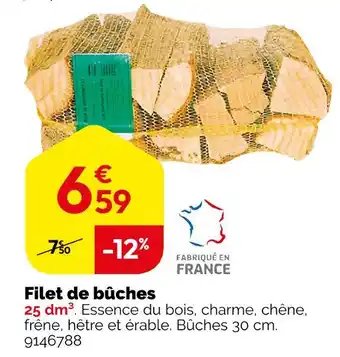 Weldom Filet de bûches offre