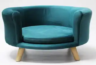 Jardiland Pure family - canapé pour chats et chiens design bleu - taille m offre