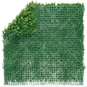 Jardiland Mur végétal synthétique sur support grillagé nortene buxus 1x1m offre