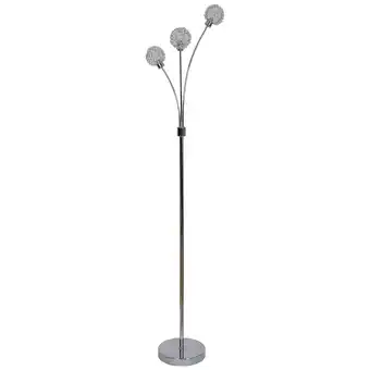 Castorama Lampadaire phaidros goodhome g9 argent brillant offre