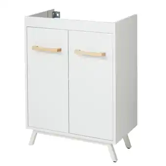 Castorama Meuble sous-vasque à poser goodhome ladoga blanc l. 60 cm offre
