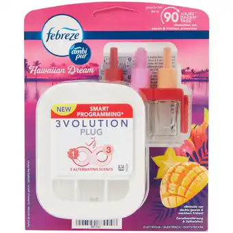 Action Febreze désodorisant électrique febreze ambi pur hawaiian dream offre