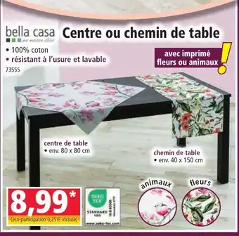 Norma Centre ou chemin de table offre