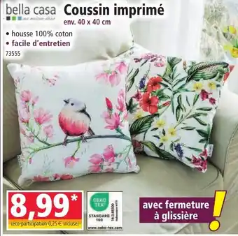 Norma Coussin imprimé offre