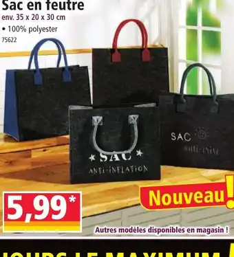 Norma Sac en feutre offre