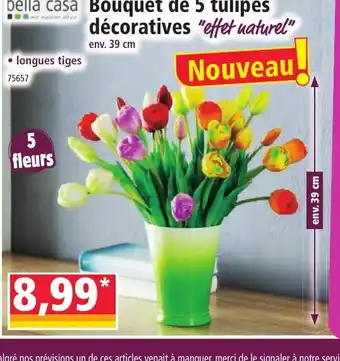 Norma Bouquet de 5 tulipes offre