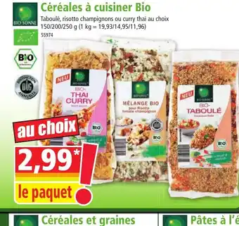 Norma Céréales à cuisiner Bio offre