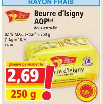 Norma Beurre d'Isigny AOP offre