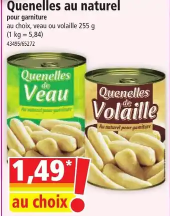 Norma Quenelles au naturel offre