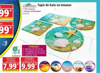 Norma SANTOSINI Tapis de bain en mousse offre