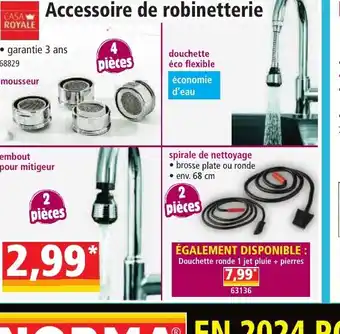 Norma Accessoire de robinetterie offre